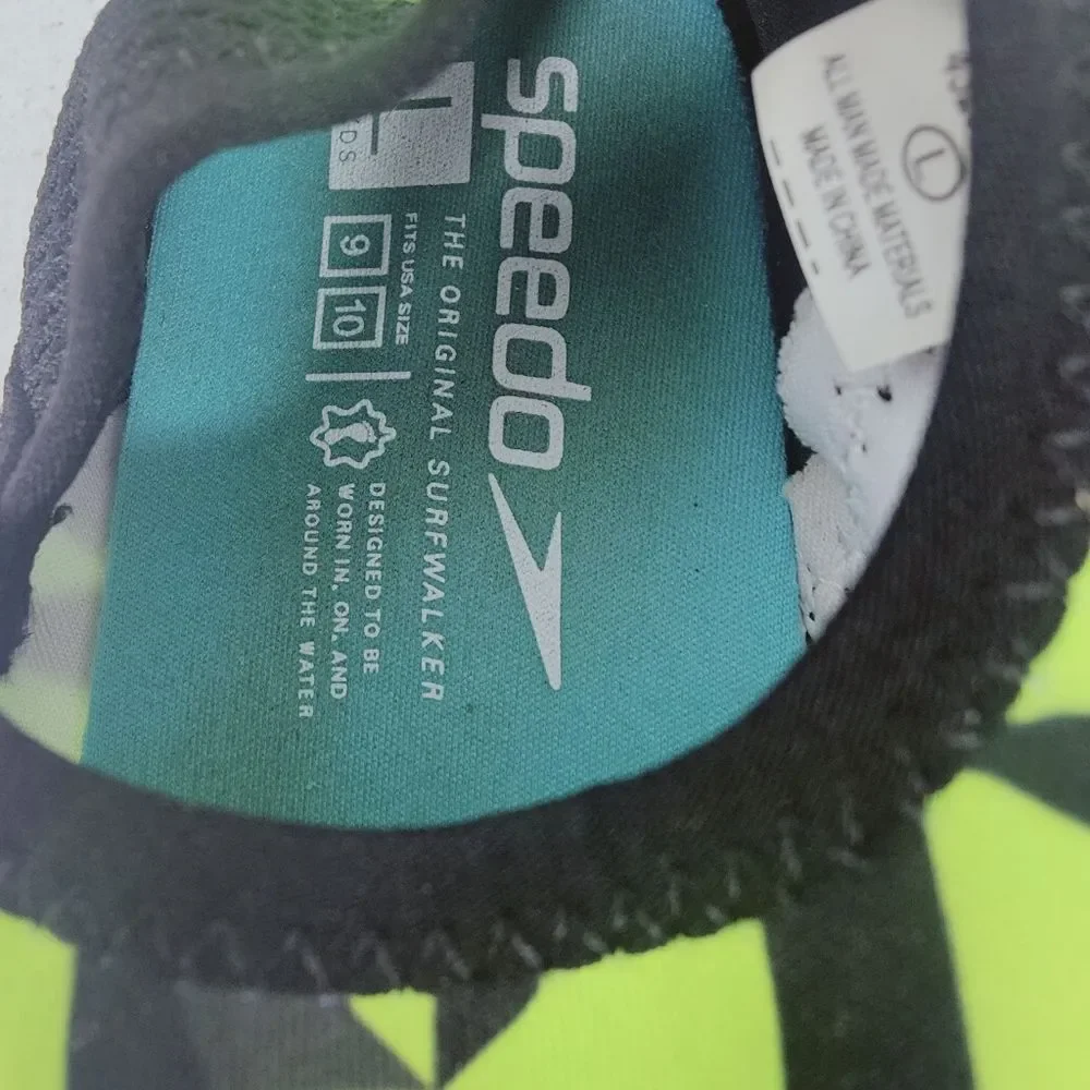 Speedo Toddler Kids' Original SurfWalker Beach Booties Water Shoes, Sz L (9-10)